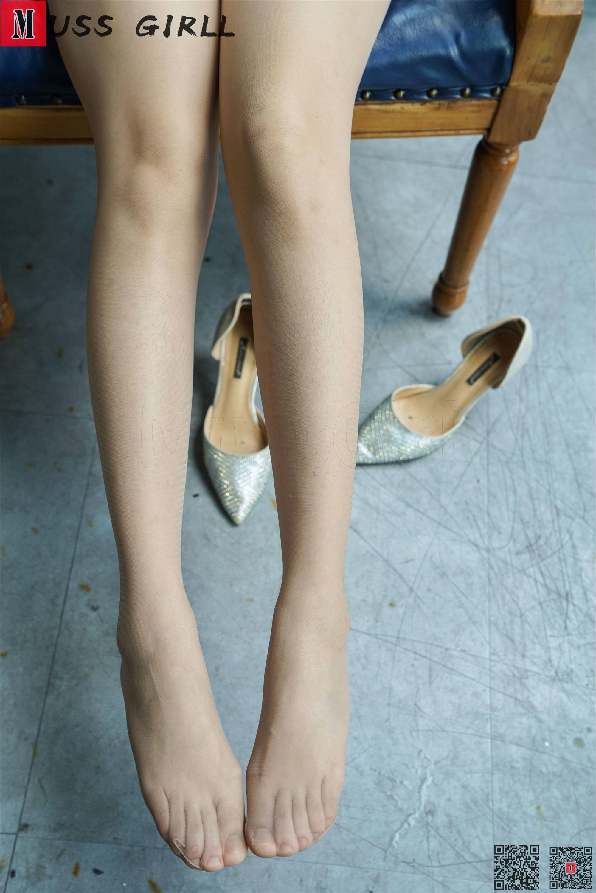 MussGirl慕丝女郎  NO.237-牛仔热裤肉丝高跟小婕